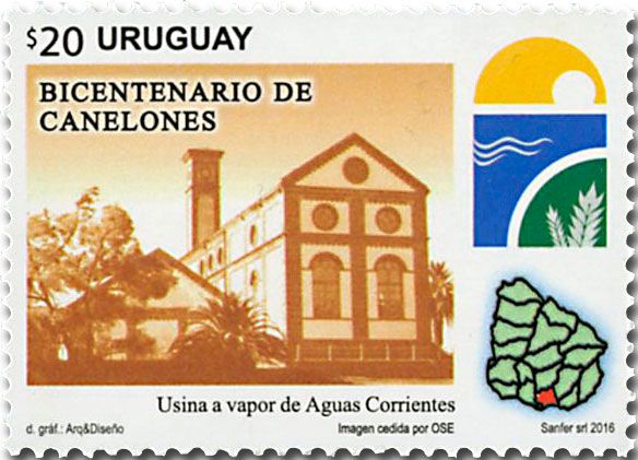 n° 2829 - Timbre URUGUAY Poste