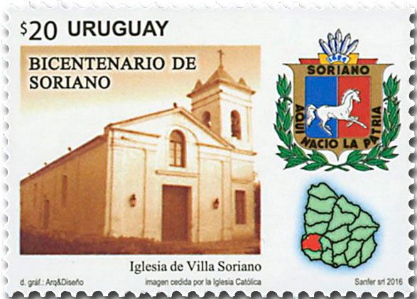 n° 2830 - Timbre URUGUAY Poste