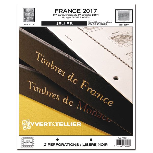 FRANCE FS : 2017 - 1ER SEMESTRE (JEUX SANS POCHETTES)