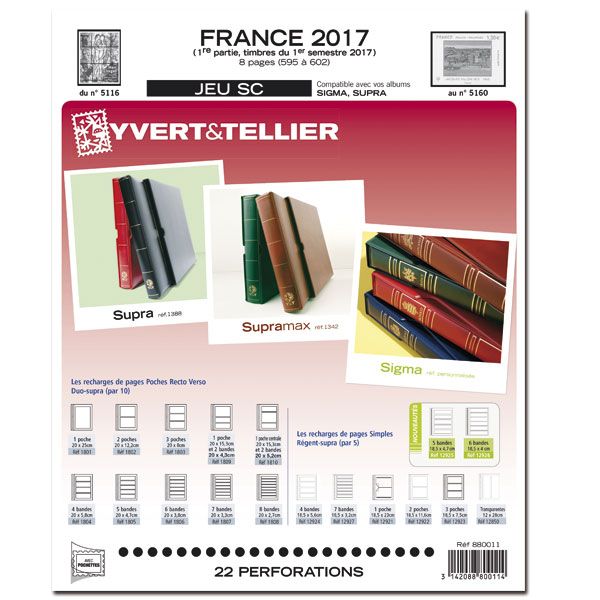 FRANCE SC : 2017 - 1ER SEMESTRE (JEUX AVEC POCHETTES)