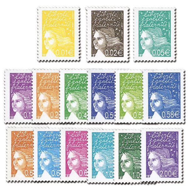 nr. 3443/3457 -  Stamp France Mail