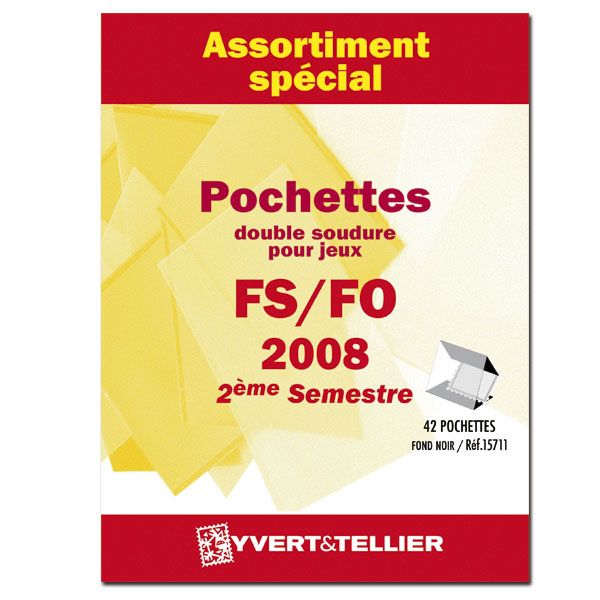 Assortiment de pochettes (double soudure) : 2008-2nd semestre