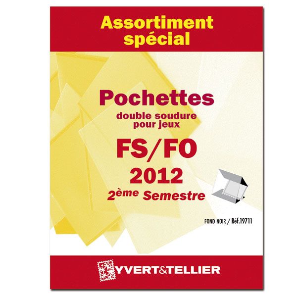 Assortiment de pochettes (double soudure) : 2012-2ème semestre