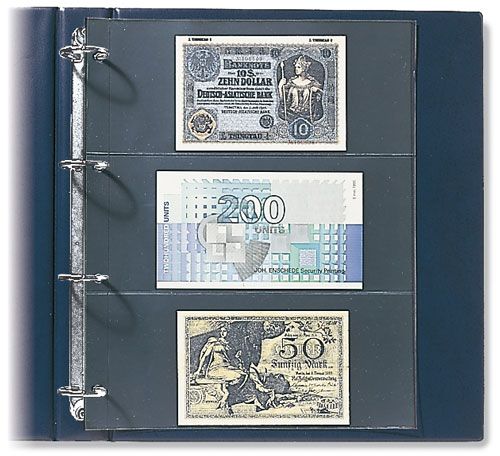 FEUILLES COMPACT A4 (6 POCHES ETIQUETTES DE VIN : 220x95mm) - SAFE® (x5)