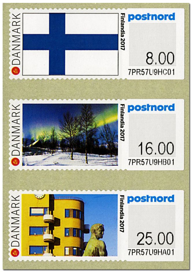 n° 127 - Timbre DANEMARK Timbres de distributeurs