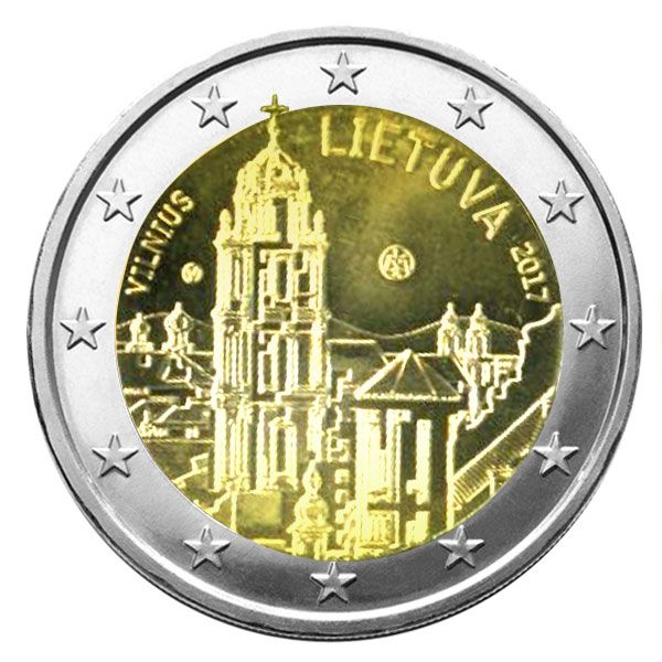 2 EURO COMMEMORATIVE 2017 : LITUANIE (Vilnius)