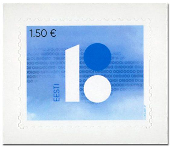 n° 827 - Timbre ESTONIE Poste