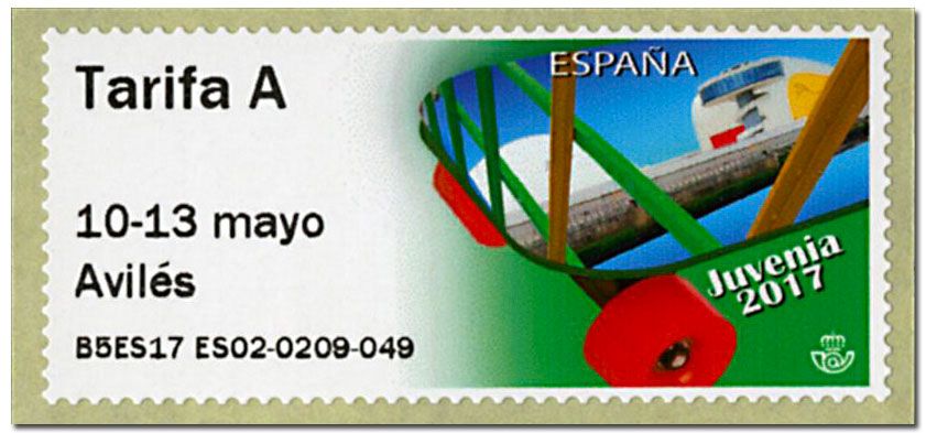 n° 139 - Timbre ESPAGNE Timbres de distributeurs