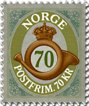 n° 1809a - Timbre NORVEGE Poste