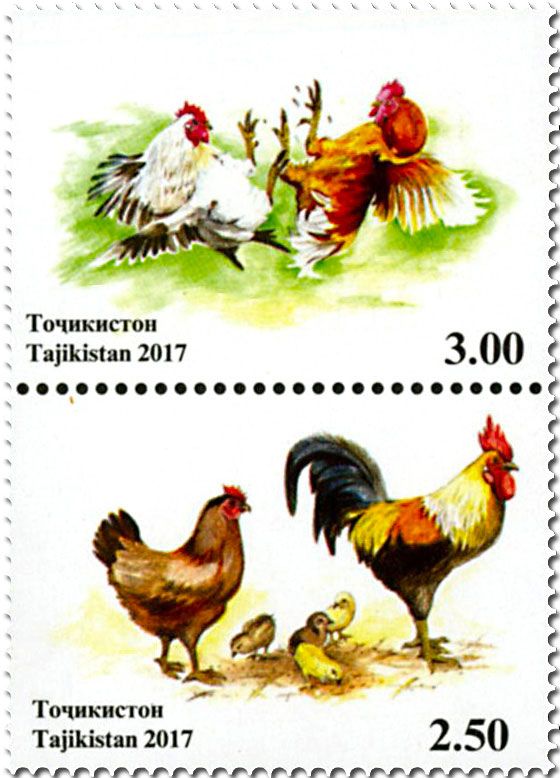 n° 553/554 - Timbre TADJIKISTAN Poste