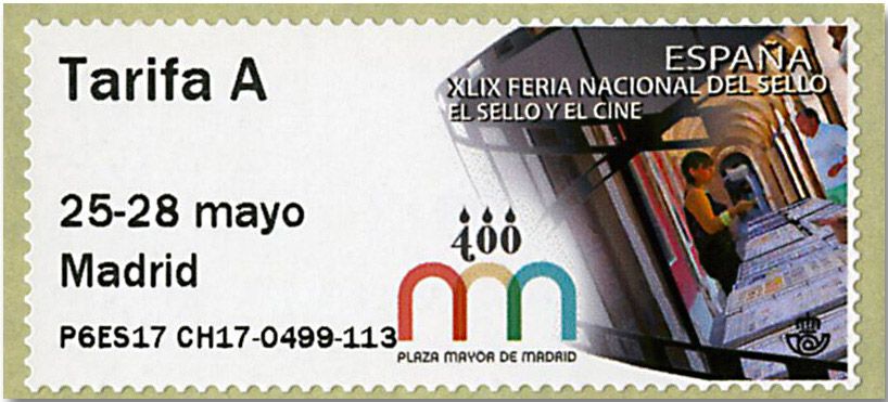 n° 140 - Timbre ESPAGNE Timbres de distributeurs