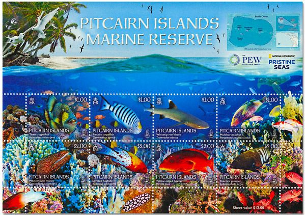 n° 903/910 - Timbre PITCAIRN Poste