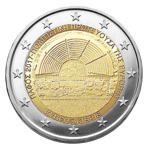 2 EURO COMMEMORATIVE 2017 : CHYPRE (PAPHOS CAPITALE DE LA CULTURE)