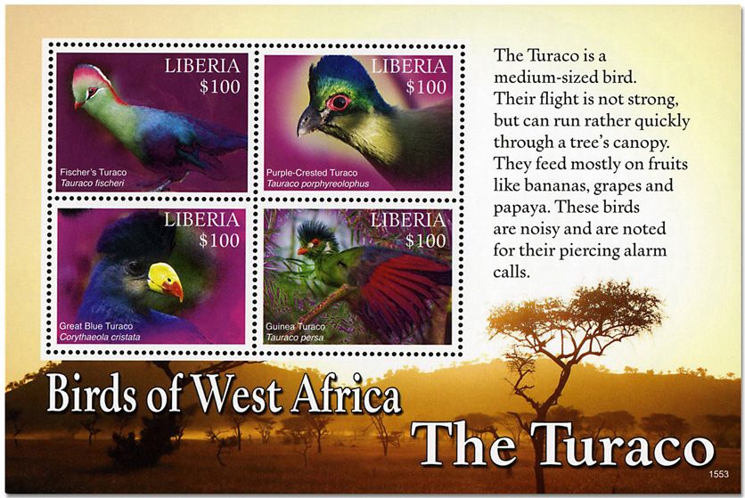 n° 5742/5745 - Timbre LIBERIA Poste