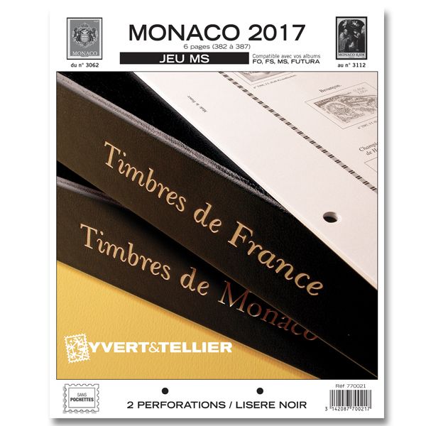 MONACO MS : 2017 (JEUX SANS POCHETTES)