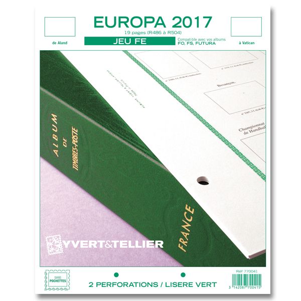 EUROPA FE : 2017 (JEUX SANS POCHETTES)