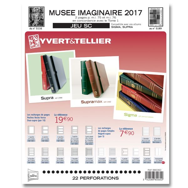 MUSEE IMAGINAIRE SC : 2017 (JEUX AVEC POCHETTES)