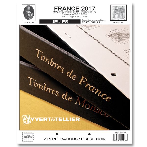 FRANCE FS : 2017 - 2E SEMESTRE (JEUX SANS POCHETTES)