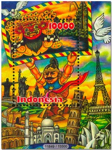 n° 327 - Timbre INDONESIE Blocs et feuillets