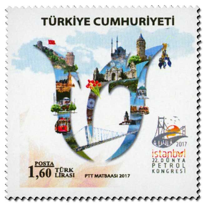 n° 3837 - Timbre TURQUIE Poste