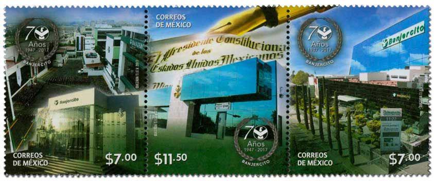 n° 3048/3050 - Timbre MEXIQUE Poste