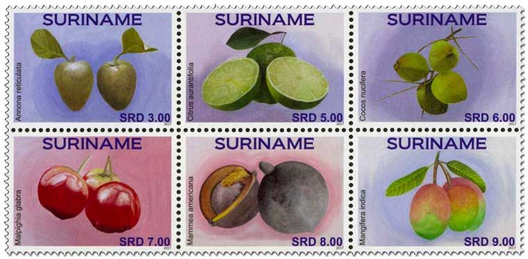 n° 2710/2715 - Timbre SURINAME Poste