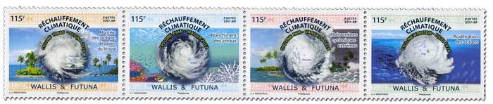 n° 877/880 - Timbre Wallis et Futuna Poste