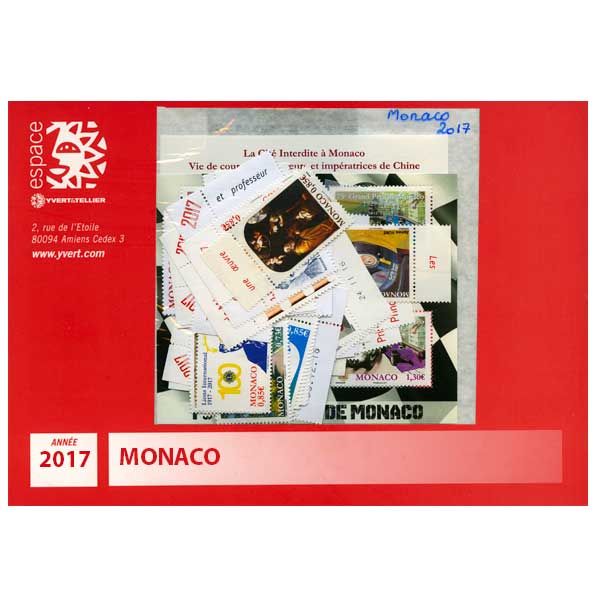 n° 3062/F3115 - Timbre Monaco Année complète (2017)