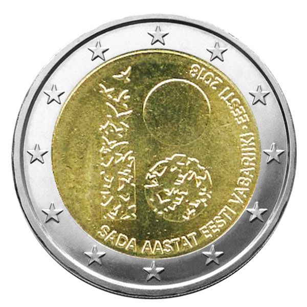 2 EURO COMMEMORATIVE 2018 : ESTONIE (100 ans République)