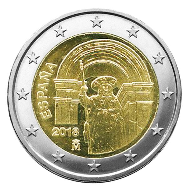 2 EURO COMMEMORATIVE 2018 : ESPAGNE (Saint Jacques de Compostelle)