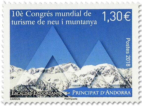 n° 810 - Timbre Andorre Poste