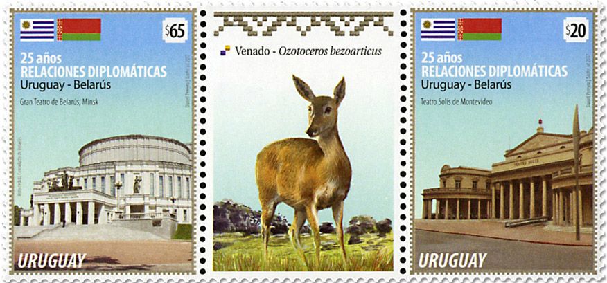 n° 2851/2852 - Timbre URUGUAY Poste