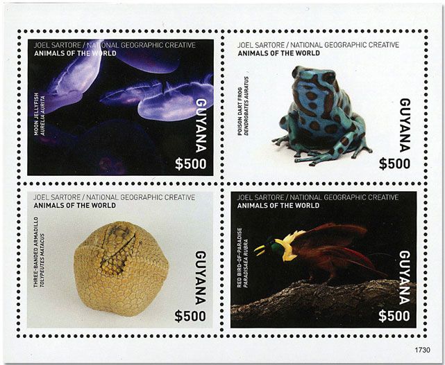 n° 6835/6838 - Timbre GUYANA Poste