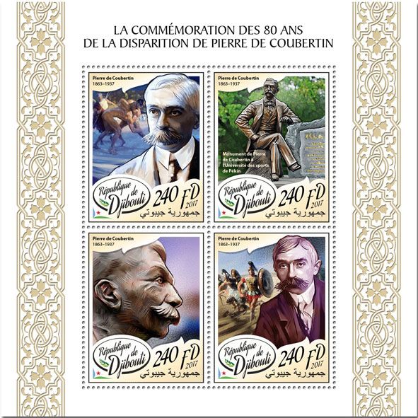 n° 1624/1627 - Timbre DJIBOUTI Poste