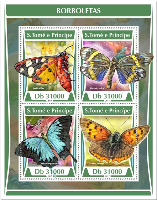 n° 5785/5788 - Timbre SAINT-THOMAS ET PRINCE Poste