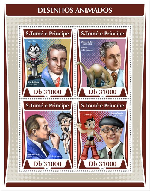 n° 5805/5808 - Timbre SAINT-THOMAS ET PRINCE Poste