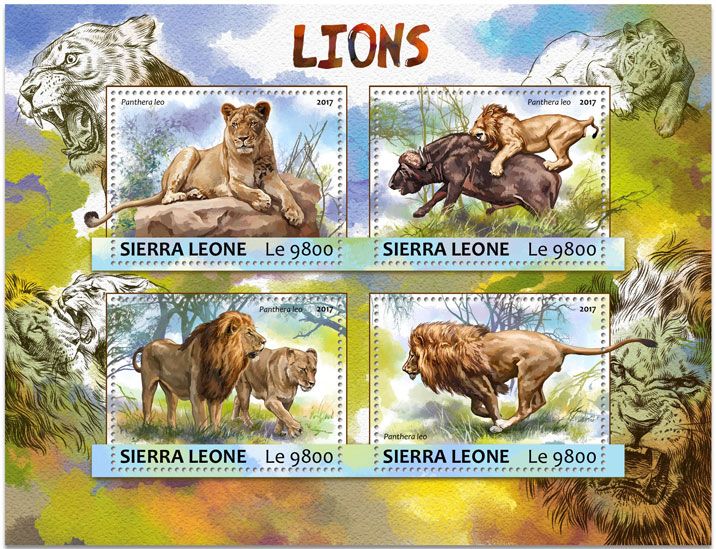 n° 6825/6828 - Timbre SIERRA LEONE Poste