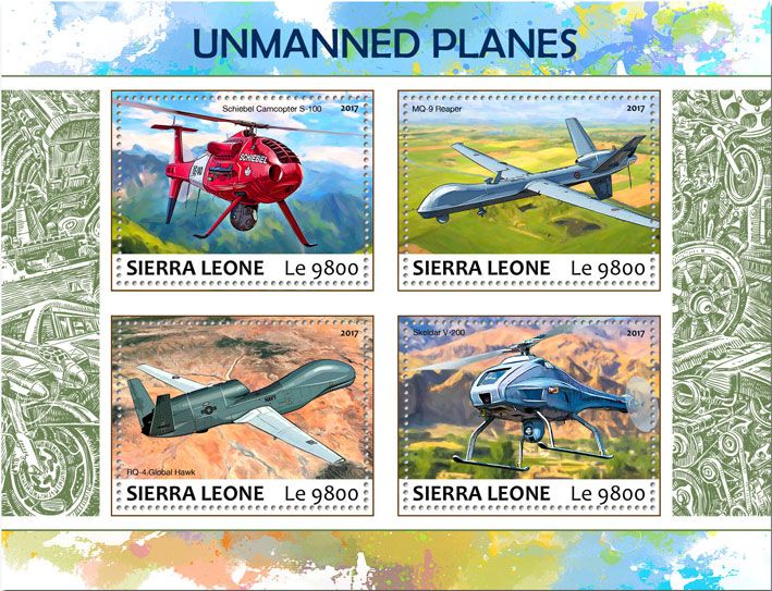 n° 7129/7132 - Timbre SIERRA LEONE Poste