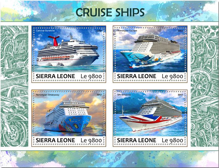 n° 7161/7164 - Timbre SIERRA LEONE Poste