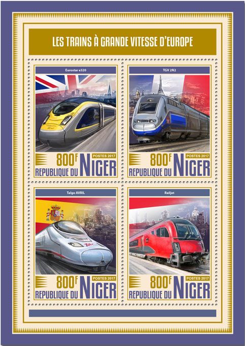 n° 4311/4314 - Timbre NIGER Poste