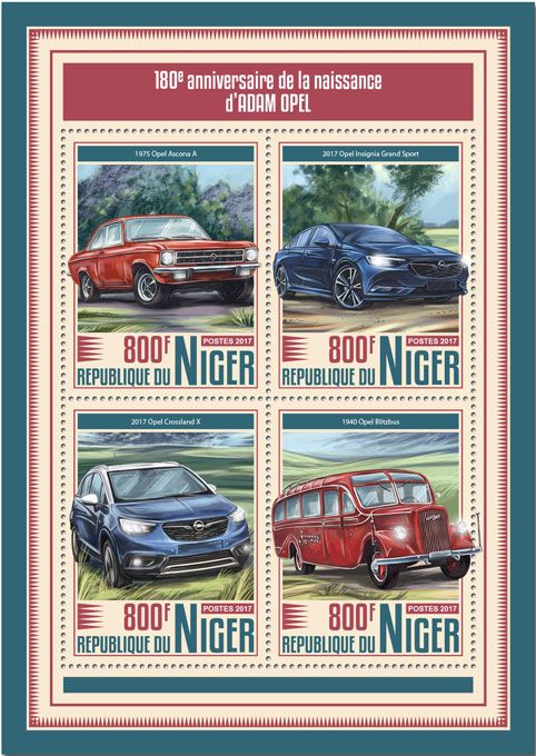 n° 4323/4326 - Timbre NIGER Poste