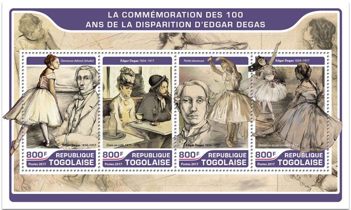 n° 5614/5617 - Timbre TOGO  Poste