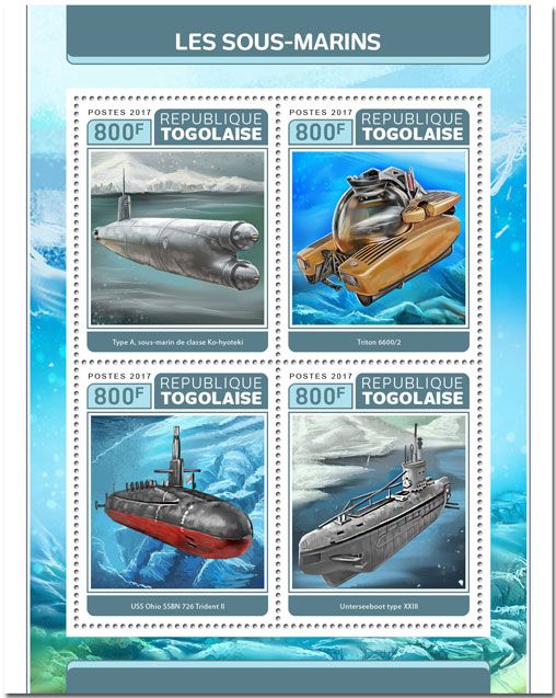 n° 5702/5705 - Timbre TOGO  Poste