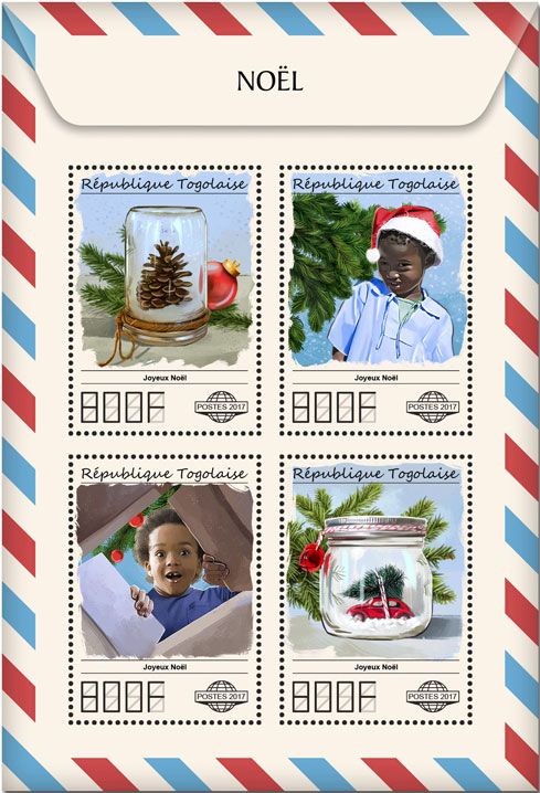 n° 5877/5880 - Timbre TOGO  Poste