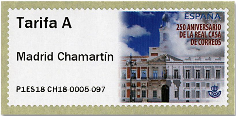 n° 144 - Timbre ESPAGNE Timbres de distributeurs