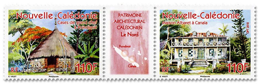 n° 1333/1334 - Timbre Nelle-Calédonie Poste