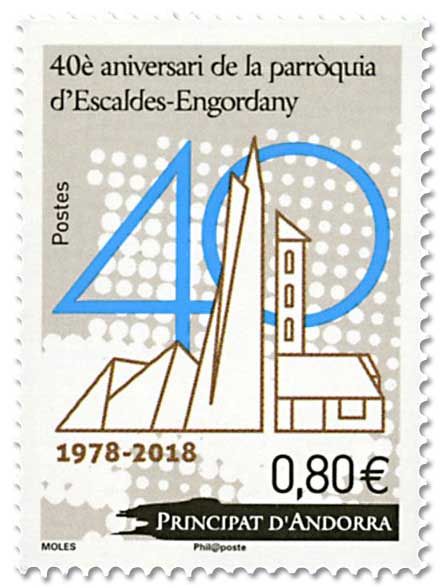 n° 816 - Timbre Andorre Poste