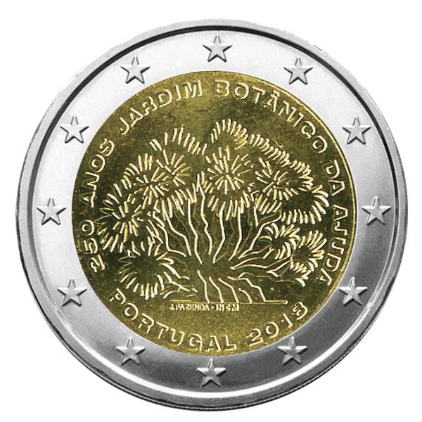 2 EURO COMMEMORATIVE 2018 : PORTUGAL (250 ans du jardin botanique Ajuda)