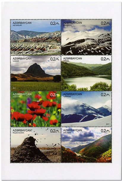 n° 1035/1042 - Timbre AZERBAIDJAN Poste