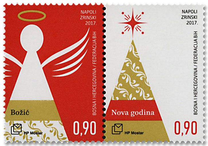 n° 432/433 - Timbre HERCEG-BOSNA Poste